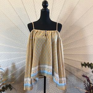 Sexy plus size top 1x off the shoulder